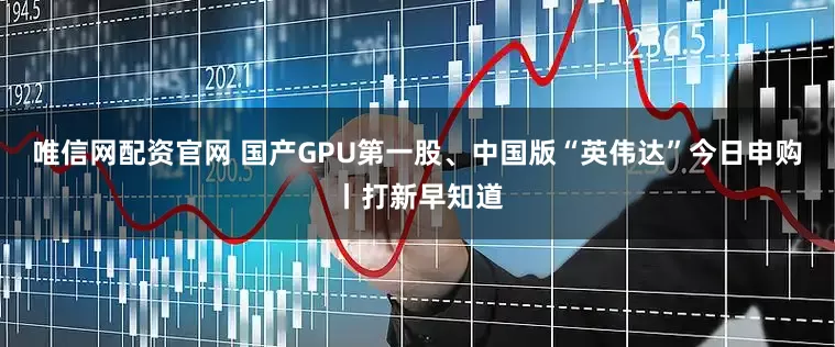 唯信网配资官网 国产GPU第一股、中国版“英伟达”今日申购丨打新早知道